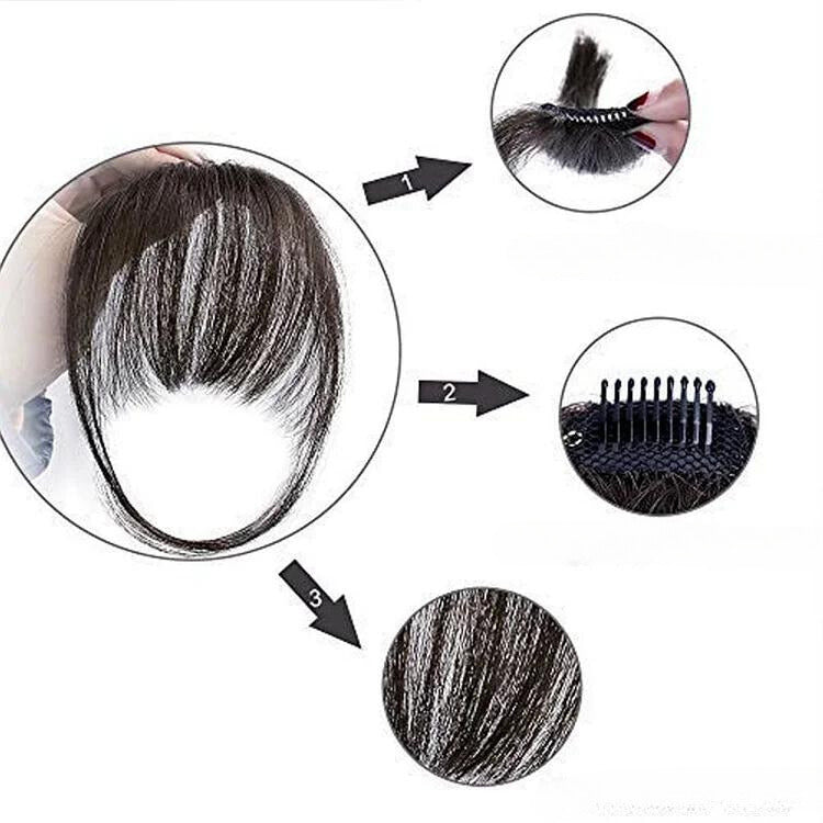 Clip-in pannel for a look that is instantly transformed