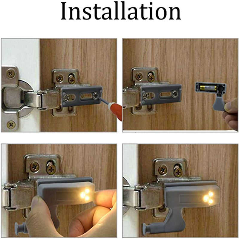 クローゼットを自動的に簡単に明るくしましょう