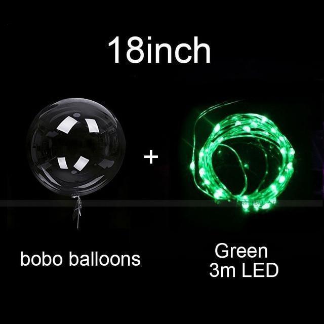 بالونات LED قابلة لإعادة الاستخدام لإضاءة حفلاتكم (X10)