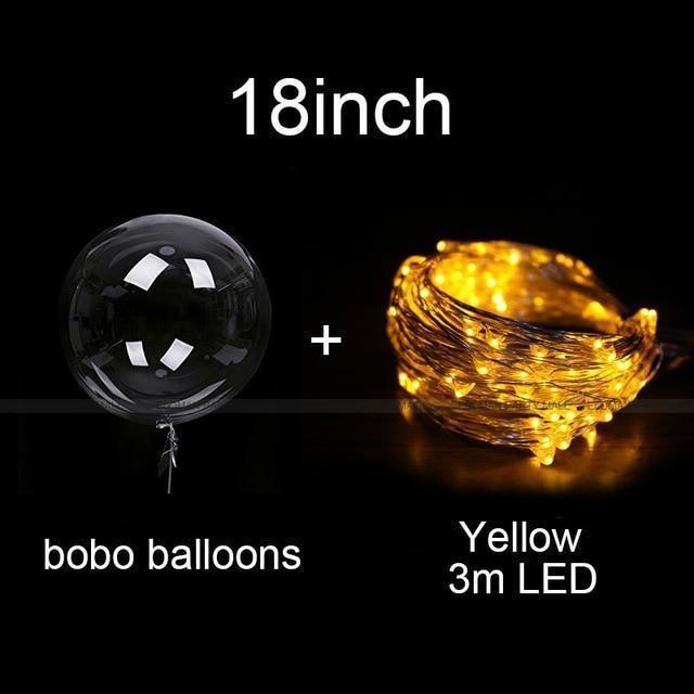 بالونات LED قابلة لإعادة الاستخدام لإضاءة حفلاتكم (X10)
